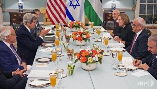 Peace talks between Israel and Palestine resumed in Washington  - ảnh 1